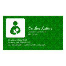 Lactation Consultant Business Card Template
