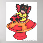 Ladbug Fairy Print