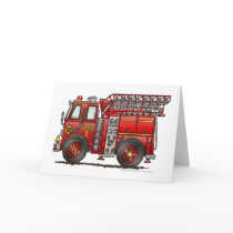 Ladder Fire Truck Firefighter