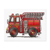 Ladder Fire Truck Firefighter