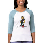 Ladies 3/4 Sleeve Baseball Shirt