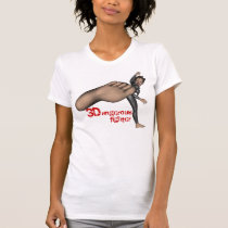 Ladies 3D Dangerous Fighter Petite T-Shirt t-shirts