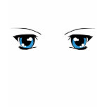 Ladies "Anime Eyes" top t-shirts