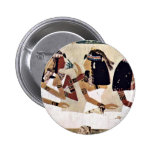 Ladies At A Banquet By Maler Der Grabkammer Des Ne Pinback Button