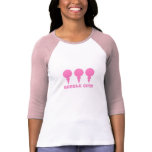 Ladies "Bubble Gum" Raglan Long Sleeve Shirt
