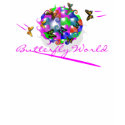 LADIES BUTTERFLY WORLD SPAGHETTI TOP t-shirts