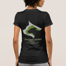 Ladies destroyed T -- black T-shirts