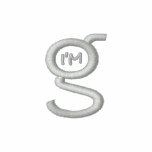 Ladies Fitted Polo w Grey Logo embroidered shirts