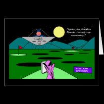 Ladies Golf On Mars cards