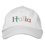 Ladies Italia baseball hat for Calcio fans embroidered hats