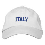 Ladies Italy cap for Italian fans embroidered hats