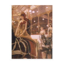 Ladies of the Cars (Circus) by James Tissot Post Cards
