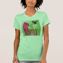 Ladies Pug T-Shirt