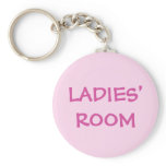 Ladies restroom keychain