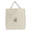 Ladies Tote Bag-Sailboat/name or company embroidered bags