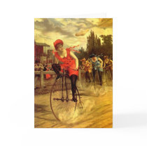LADIES VINTAGE BIKE RACING BICYCLE RACE