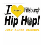 Ladies White/Black JBR I Support PGH Hip-Hop Shirt