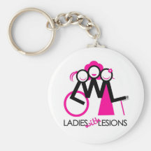 Ladies With Lesions Key Chain