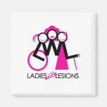 Ladies With Lesions Refrigerator Magnet