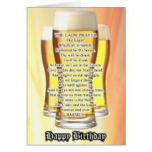 Lad's Prayer Birthday Card