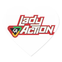 Lady Action Mug - Paul Gulacy Artwork Stickers