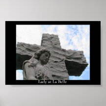 Lady at La Belle Posters
