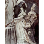 Lady At The Dressing Table By Johann Heinrich Füss photo sculptures