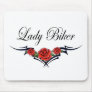 Lady Biker-2 Mouse Pads