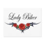 Lady Biker-2 Postcards