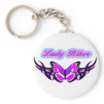 Lady Biker-3 Key Chains