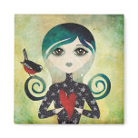 Lady Blue Magnet
