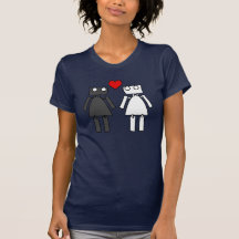 Lady Bots in Love Shirt