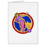 Lady Bowler Card