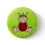 Lady Bug Baby Shower Party Favours buttons