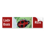 Lady-Bug Bumper Stickers