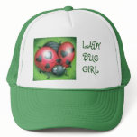 LADY BUG GIRL GREEN hats