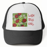 LADY BUG GIRL RED AND GREEN hats