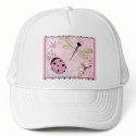 LADY BUG GIRL SOFT PINK hats