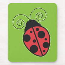 Lady Bug Mouse Pads