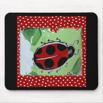 Lady Bug Mouse Mat