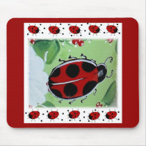 Lady-Bug Mouse Mat