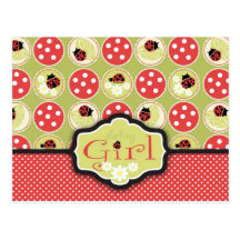 Lady Bug Postcard