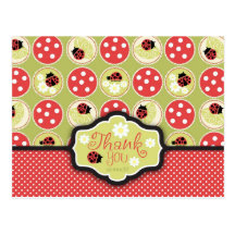 Lady Bug TY Postcard 2