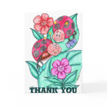 Lady Bugs Thank You Card