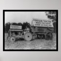 Lady Driving a New Fordson Tractor 1921 posters