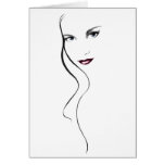 Lady face cards
