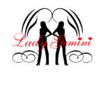 Lady Gemini t-shirts