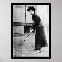 Lady Golf Champion, Dorothy Cambell 1909 Print
