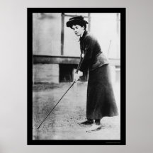 Lady Golf Champion, Dorothy Cambell 1909 Print