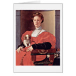 Lady In A Red Dress By Jacopo Pontormo cards